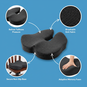 OrthoSupport™ - Cojín Ortopédico para Silla